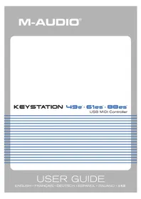 Notice M-AUDIO KEYSTATION 88ES MIDI キーボード