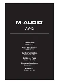 Notice M-AUDIO AV42 Kopfhörer