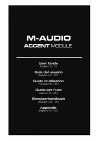 Notice M-AUDIO ACCENT MODULE Tastatur