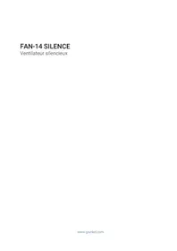 Notice Grunkel FAN14 SILENCE Ventilateur