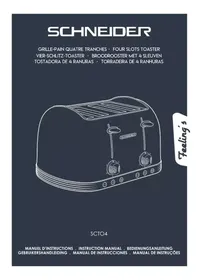 Notice SCHNEIDER SCTO4B Grille pain