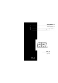 Notice Atag HG4011KF30NL Table de cuisson