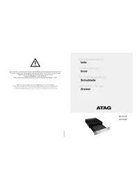 Notice Atag BD1592B Tiroir