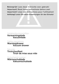 Notice Atag BD0792C Appareil de cuisine