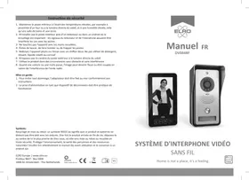 Notice ELRO DV044RF Sonnette de portes