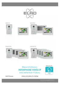 Notice ELRO DV477IP3 Interphone