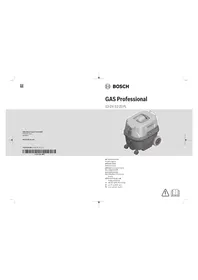 Notice BOSCH GAS 1225 PROFESSIONAL Aspiratoro