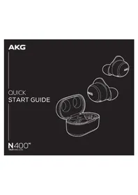 Notice AKG N400NC TWS Bouchon d'oreille