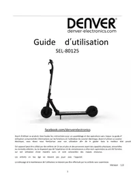 Notice DENVER SEL80125 Scooter