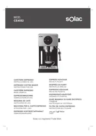 Notice SOLAC SQUISSITA TOUCH CE4552 Machine à café