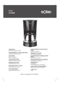 Notice SOLAC STILLO RED CF4029 Machine à café