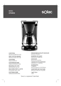 Notice SOLAC STILLO DRIP CF4032 Machine à café
