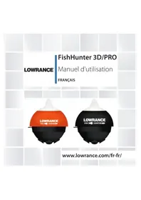 Notice LOWRANCE FISHHUNTER PRO Détecteur de poissons