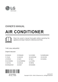 Notice LG AC18BQ Kondizzjonatur tal-arja