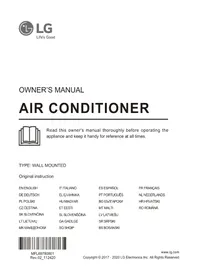 Notice LG AM09BP Aerchóirithe