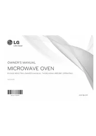 Notice LG MS2342D Built-in oven