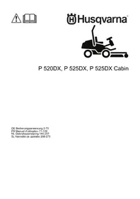 Notice HUSQVARNA P 520DX Elektrischer Rasenmäher
