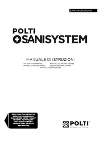 Notice POLTI SANI SYSTEM GUN Nettoyeur à vapeur