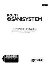 Notice POLTI SANI SYSTEM PRO Nettoyeur à vapeur