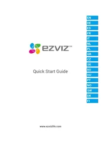 Notice EZVIZ C3W FHD Bezpečnostní kamera