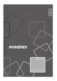 Notice ROSIERES RF 3E7DX Dishwasher