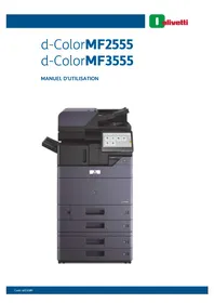 Notice OLIVETTI DCOLOR MF2555 Imprimante multifonction