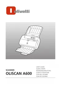 Notice OLIVETTI OLISCAN A600 Scanner