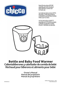 Notice CHICCO BOTTLE AND BABY FOOD WARMER Réchauffe-biberon