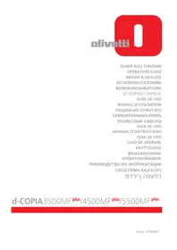 Notice OLIVETTI DCOPIA 4500MF PLUS Photocopieur
