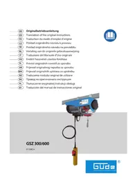 Notice Güde GSZ 300600 Elektromos emelő