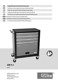 Notice Güde GW 4.1 Chariot d'atelier