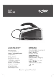 Notice SOLAC OPTIMA CENTER 3000 CPB6100 Nettoyeur à vapeur