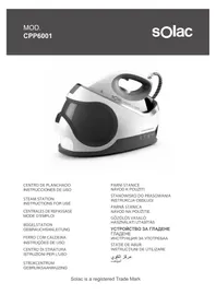 Notice SOLAC OPTIMA STATION 7.4 CPP6001 Nettoyeur à vapeur