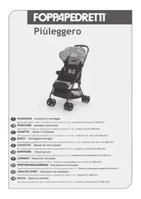 Notice Foppapedretti PIùLEGGERO Poussette