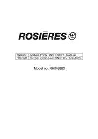 ROSIERES RHIP680X - Hotte