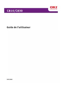 Notice OKI C810DN Imprimante