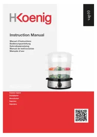 Notice H.KOENIG VAP10 Cuiseur vapeur
