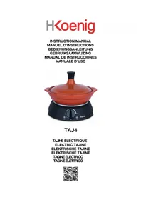 Notice H.KOENIG TAJ4 Aparato de cocina eléctrico