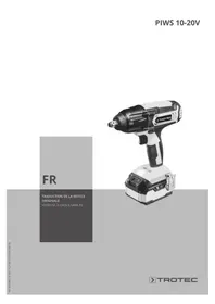 Notice TROTEC PIWS 1020V Visseuse