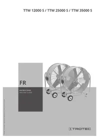 Notice TROTEC TTW 35000 S Ventilateur industriel