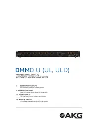 Notice AKG DMM8 UL Mixeur audio