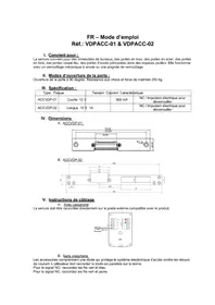 Notice CHACON ACCVDP02 Interphone