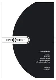 Notice OneConcept FRESHBOXX 3 Condizionatore