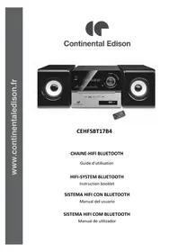 CONTINENTAL EDISON CEHFSBT17B4 - Sistema hi-fi