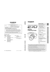 Notice OLYMPUS PEN EPL2 Appareil photo