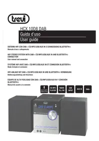 Notice Trevi HCX 10D8 DAB Système hifi