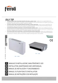 Notice FERROLI JOLLY TOP Air-conditioner