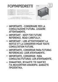 Notice Foppapedretti BABYFLY Table