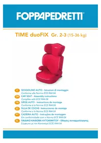 Notice Foppapedretti TIME DUOFIX Car seat
