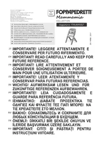 Notice Foppapedretti TIRAMISù Chaise